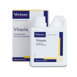 Virbac Vitavia Hydrosol Polyvitamines pour animaux de rente (100 ml)