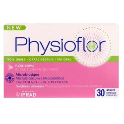 Iprad Physioflor Voie Orale Flore Intime probiotiques (30 gélules)