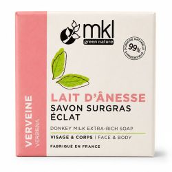 MKL Green Nature Savon Surgras au l'ait d'ânesse bio - Verveine (100 g)