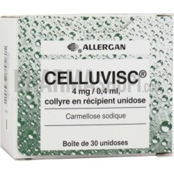 Celluvisc 4Mg/0,4Ml Collyres 30 unidoses