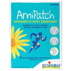 Boiron Arnipatch patchs adhésifs hydrogel apaisants & chauffants 10 x 12 cm (x5)
