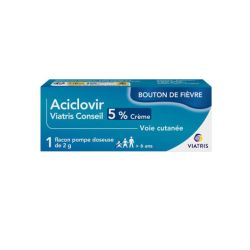 Aciclovir 5% Crème Flacon Pompe 2G