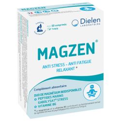 Dielen Magzen duo magnésium anti-stress, anti-fatigue & relaxation (60 comprimés)