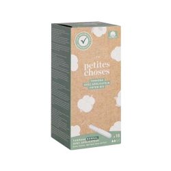 Les Petites Choses Tampon avec applicateur en coton bio flux Normal (x16)