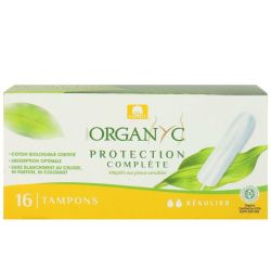 Organyc Tampon Bio Flux régulier sans applicateur (x16)