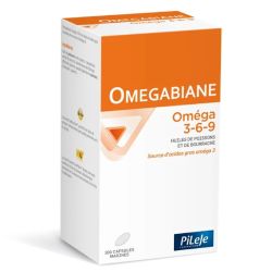 PiLeJe Omegabiane Oméga 3-6-9 huiles de poissons et de bourrache (100 capsules)