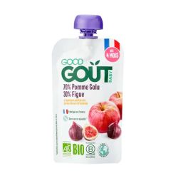 Good Goût Baby Purée bio Pomme Figue bébé dès 4 mois (120 g)