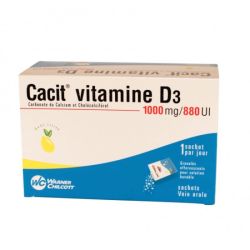 Cacit Cacit Vitamine D3 1000Mg/880UI Granulés Effervescents Sachet (x30)