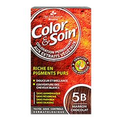 COLOR & SOIN Coloration Permanente 5B Marron Chocolat