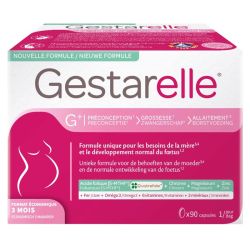 Gestarelle G+ complément préconception, grossesse, allaitement (90 capsules)
