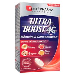 Forte Pharma Ultra Boost 4G Mémoire & Concentration boosté en Ginkgo (15 comprimés)