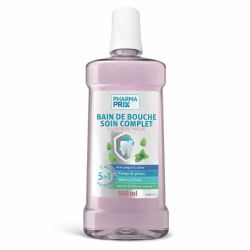 Pharmaprix Bain de Bouche Soin Complet 5-en-1 saveur menthe fraîche (500 ml)