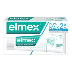 Elmex Dentifrice Sensitive Professional soulagement immédiat & durable (2 x 75 ml)