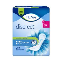 Tena Discreet Extra serviettes incontinence légère à modérée (x20)