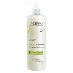 A-Derma Crème Douche Hydratante 3-en-1 nettoie, hydrate, protège les peaux fragiles (750 ml)