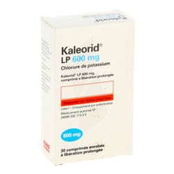 Kaleorid Lp 600Mg Cpr 30