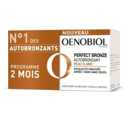 Oenobiol Perfect Bronze Autobronzant Peau claire (2 x 30 capsules)