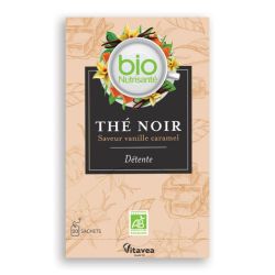 BioNutrisanté Thé Noir Vanille/Caramel bio calme & détente(20 sachets)