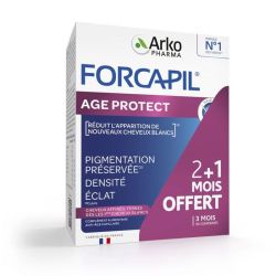 Forcapil Age Protect anti cheveux blancs (90 comprimés)