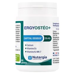 Nutergia ErgyOstéo+ capital osseux, formation du collagène (60 gélules)