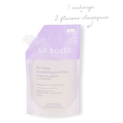 La Rosée Recharge pour Shampoing Purifiant kératine végétale & ortie bio (400 ml)