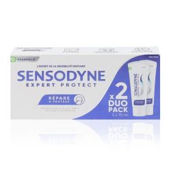 Sensodyne Dentifrice Expert Protect répare et protège Menthe (2 x 75 ml)