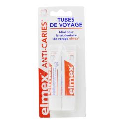 Elmex Dentifrice Anti-Caries format voyage (2 x 12 ml)