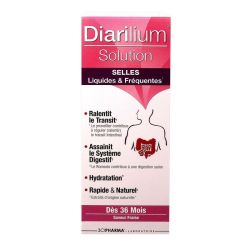 3CPHARMA Diarilium Solution contre les Selles Liquides
