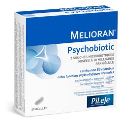 PiLeJe Melorian Psychobiotic anti-stress, bien-être mental (30 gélules)