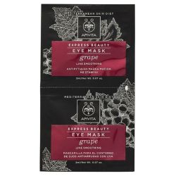 Express Beauty Masque Lissant Contour des Yeux au Raisin rides, cernes & poches (2 x 2ml)