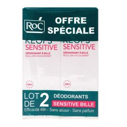 ROC Keops Déodorant Sensitive Bille sans alcool 30Ml X2