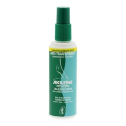 Akileïne Déodorant Anti-Transpirant pour pieds, très forte transpiration (100 ml)