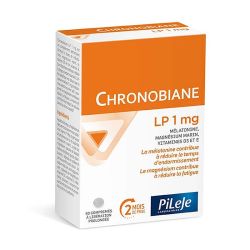 Chronobiane LP 1 mg endormissement rapide, réduction de la fatigue (60 comprimés)