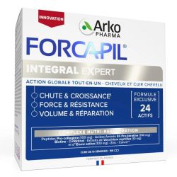 Forcapil Integral Expert action globale cheveux et cuir chevelu (168 gélules)