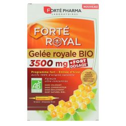 Forté Pharma Gelée Royale Bio 3500 mg programme fort (10 ampoules)