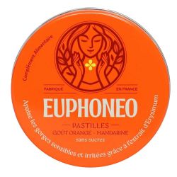 Euphoneo Pastilles sans sucre goût Orange/Mandarine (x50)