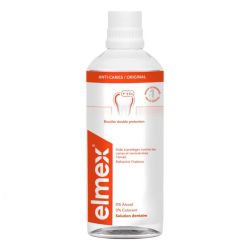 Elmex Bain de bouche anti-caries, reminéralise & haleine fraîche (400 ml)