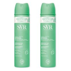 Spirial Spray Végétal Déodorant 24h anti-humidité (2 x 75 ml)