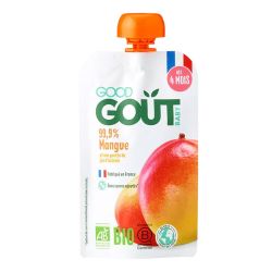 Good Goût Baby Purée de fruits bio Mangue bébé dès 4 mois (120 g)