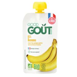 Good Goût Purée de Banane bio bébé dès 4 mois (120 g)