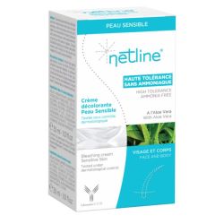 Netline Crème Décolorante peau sensible haute tolérance aloe vera (2x30 ml)