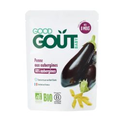 Good Goût Baby Penne aux Aubergines plat bébé bio dès 8 mois (190 g)