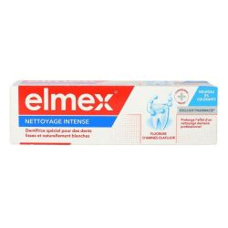 Elmex Dentifrice Nettoyage Intense pour dents lisses naturellement blanches (50 ml)