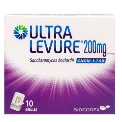 Ultralevure 200Mg Boîte de 10 gélules