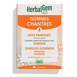 Gommes Chantres Bio voix enrouée miel-citron (24 gommes)