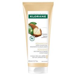 Klorane Réparation Après-Shampoing régénérant & disciplinant au Cupuaçu bio (200 ml)