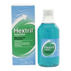 Hextril Menthe 0,1% Bain Bouc400Ml