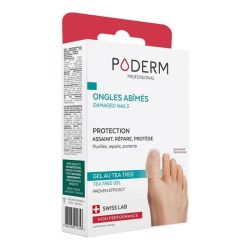 Poderm Capuchon d'Orteil ongles abimés par mycose ou traumatismes (Taille L, x2)