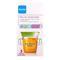 Mam Pots de Conservation 120Mlx5