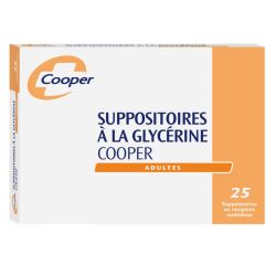 Cooper Suppositoires à la Glycérine Adultes (x25)